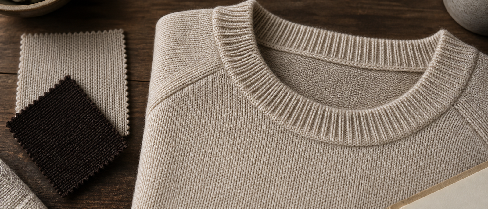 Merino Crew Sweater sample