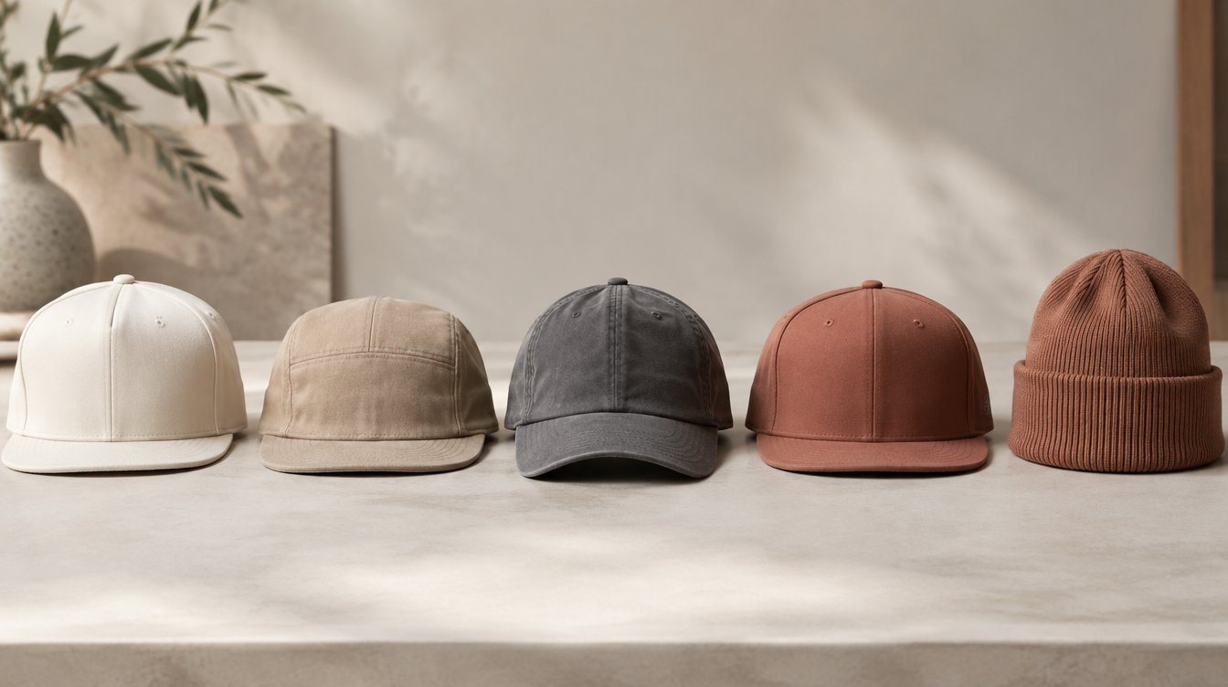 Custom caps and beanies manufactured by Fabrickly