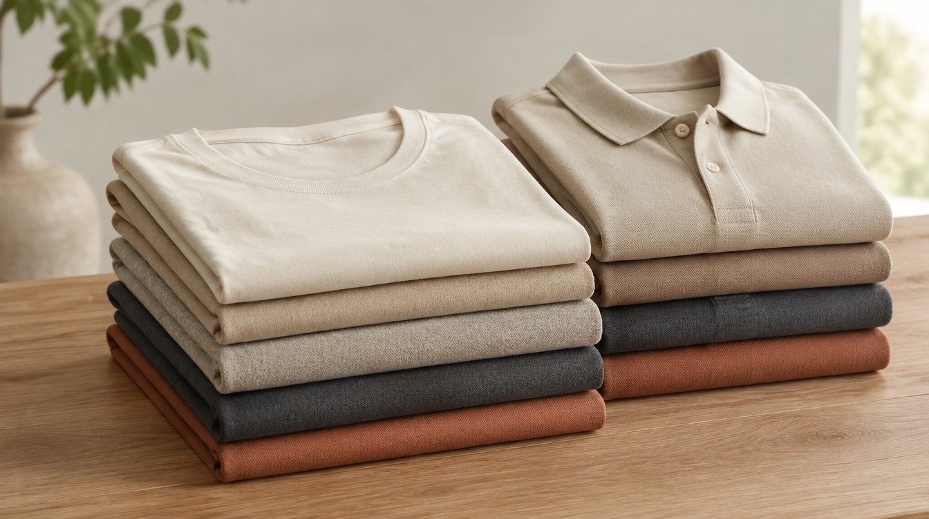 Custom t-shirts and polos manufactured by Fabrickly